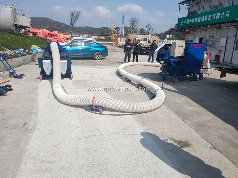 路面拋丸機作業現場