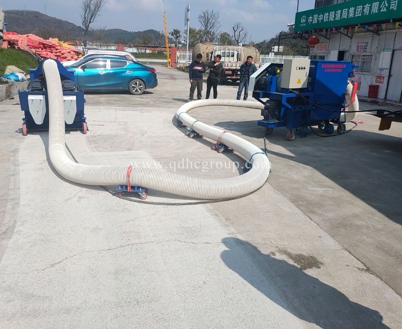 橋面拋丸機施工現場